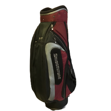 Used Bridgestone Mens Cart Bag Maroon 11730-S000069420