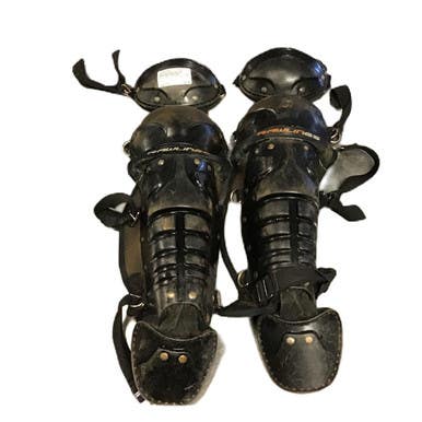 Used Rawlings Players Youth Leg Guards Black 11730-S000069464