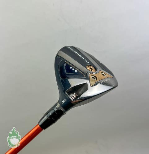 RH Callaway Paradym Triple Diamond Wood 15* DI-7 X Stiff Graphite Golf Club