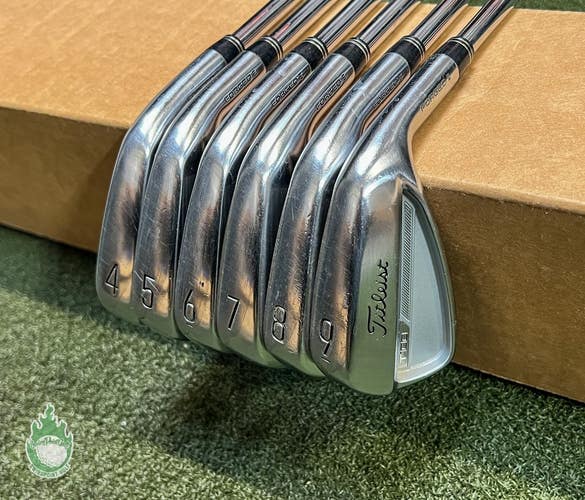 Right Handed Titleist T100 3G Forged Irons 4-9 Extra Stiff Flex Steel Golf Set