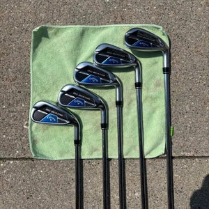 Men's Callaway Big Bertha B21 Right Handed Iron Set Regular Flex Steel Shaft (Used)