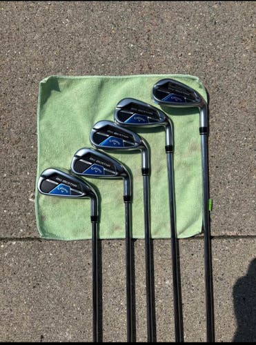 Men's Callaway Big Bertha B21 Right Handed Iron Set Regular Flex Steel Shaft (Used)