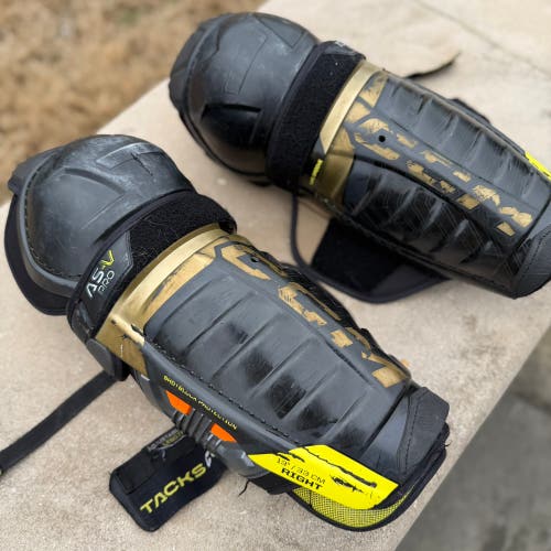 CCM Tacks AS-V Pro 13" Shin Pads Pro Stock (Used)