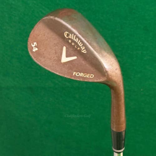 Callaway Forged Vintage Raw 54  Sand Wedge Callaway Forged Steel Wedge Flex