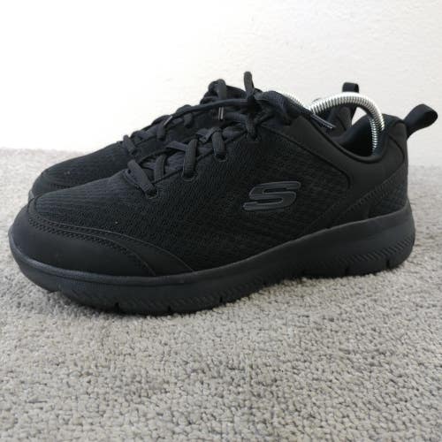 Skechers Bountiful Purist Mens Size 8.5 Shoes Black Low Top Walking Sneakers