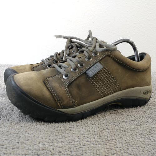 KEEN Austin Low Mens Size 8 Oxford Shoes Brown Leather Lace Up Casual Sneakers