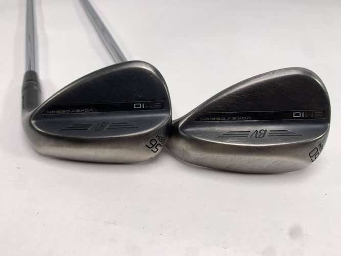 Titleist Vokey SM10 Jet Black Wedge Set 56* 8 | 60* 8 Modus 3 Tour 120 Stiff RH