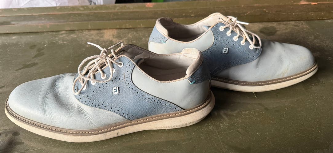 Men's Size M 14.0 (W 15.0) Footjoy Traditions Golf Shoes (Used)