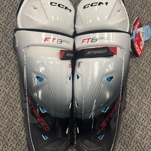 Senior CCM JetSpeed FT8 Pro 16" Shin Pads (New)