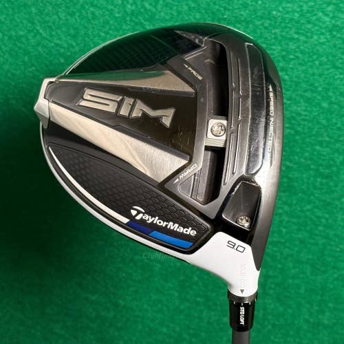 TaylorMade SIM 9 Driver Project X HZRDUS Smoke 6.0 Graphite Stiff w/ HC