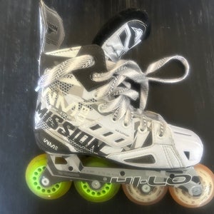 Mission Inhaler WM03 Inline Skates Wide Width Size 3.5 (Used)