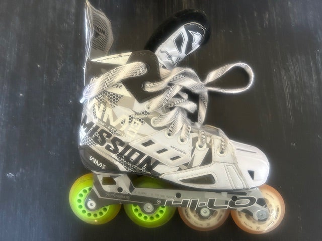 Mission Inhaler WM03 Inline Skates Wide Width Size 3.5 (Used)