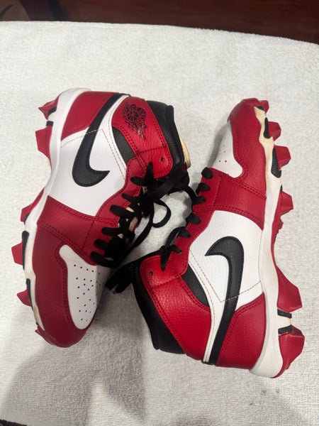 Red Kid's 5Y (Big Kids / Youth) Youth Air Jordan High Top Molded Cleats (Used)