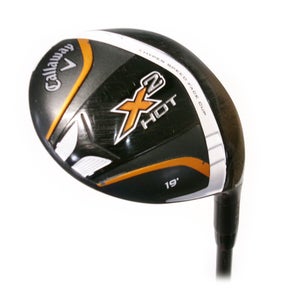 Callaway X2 Hot Pro 19* Fairway Wood Graphite Aldila Tour Green 75 Stiff Flex