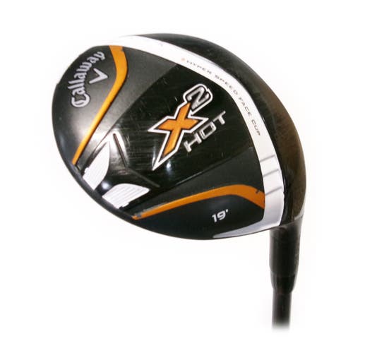 Callaway X2 Hot Pro 19* Fairway Wood Graphite Aldila Tour Green 75 Stiff Flex