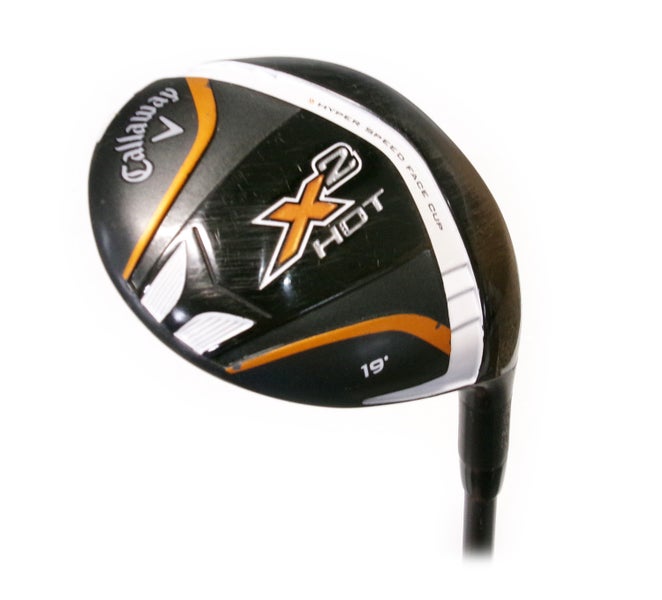 Callaway X2 Hot Pro 19* Fairway Wood Graphite Aldila Tour Green 75 Stiff Flex