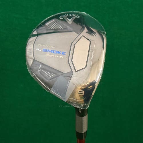 NEW Callaway Ai Smoke Max Fast 25 Fairway Wood 9 Denali 5.5 Regular w/ HC