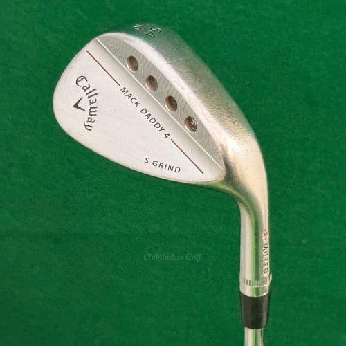 Callaway Mack Daddy 4 Chrome 54-10S 54 Sand Wedge DG S200 115 TI Steel Stiff