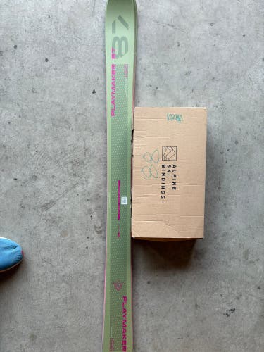 Unisex 2024 Elan Playmaker 156 cm All Mountain Skis With Bindings Max Din 11 (New)