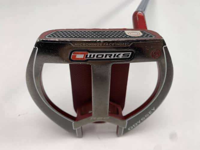 Odyssey O-Works Red 2-Ball Fang Putter 33" SuperStroke Tour 2.0 Mens RH