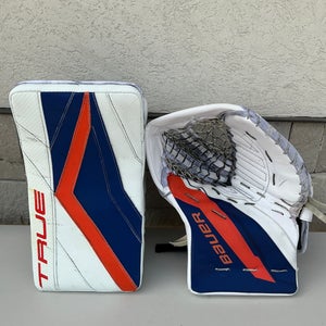Olivier Rodrigue Bauer Shadow S60 Glove And True PX5 Blocker Pro Stock (Used) 9762