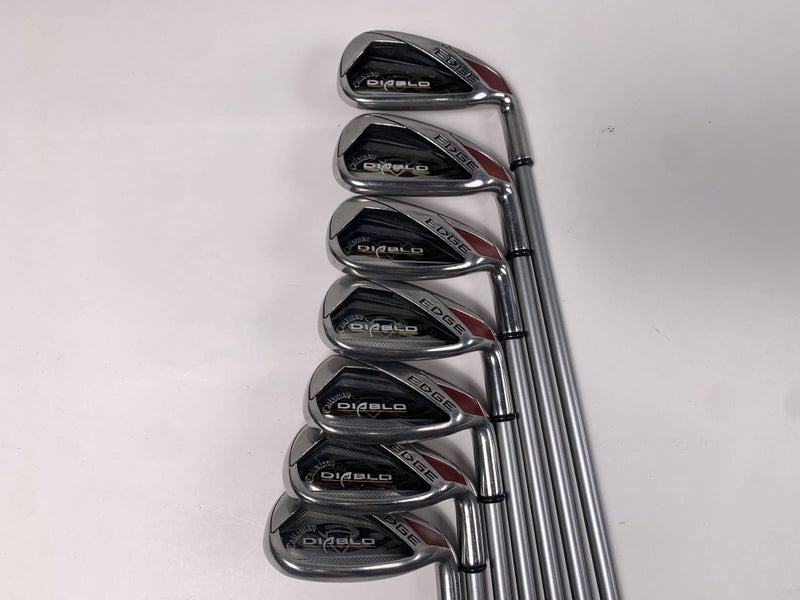 Callaway Diablo Edge Iron Set 6-PW+GW+SW 55g Ladies Graphite Womens RH
