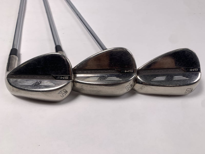 Titleist Vokey SM8 Brushed Steel Wedge Set 50* 8 | 54* 12 | 58* 8 Wedge RH