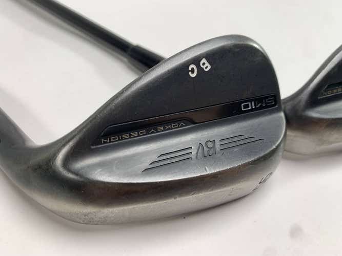 Titleist Vokey SM10 Jet Black Wedge Set 56*10 | 60*4 DG S400 Tour Black Stiff RH