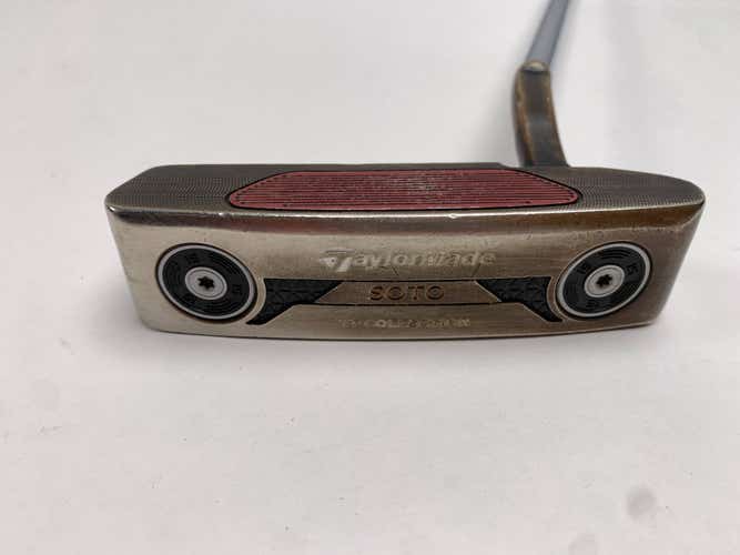 TaylorMade TP Black Copper Soto Putter 34.5" Superstroke Pistol 1.0 Mens RH