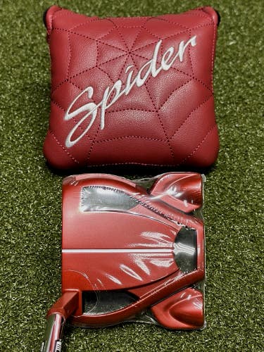 TaylorMade Spider Red #3 Slant Neck Mallet Putter 34" Inch w/ Headcover RH NEW!