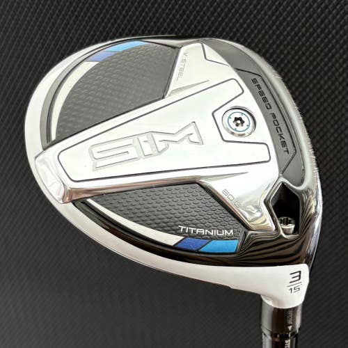 TAYLORMADE SIM TI 3 WOOD (15 DEGREE) + HEADCOVER
