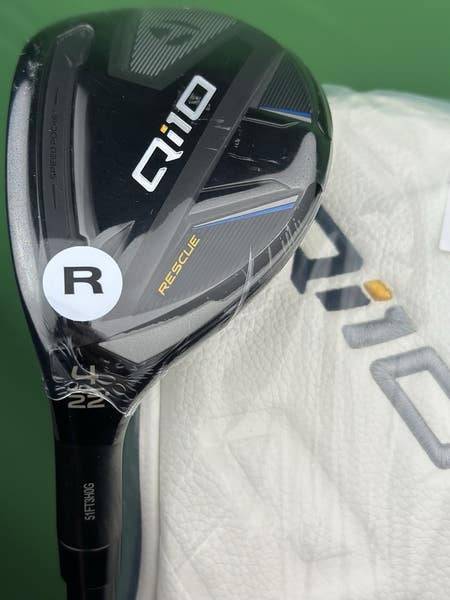 TaylorMade Qi10 Rescue 4-Hybrid 4H 22* LEFT Hand Regular Ventus TR