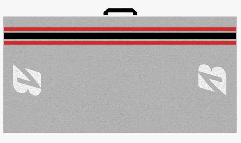 Bridgestone Staff Towel (Grey/Black/Red, 32"x16") Golf 2026 NEW
