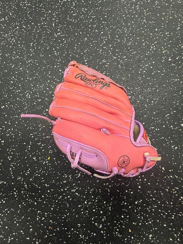 Used Rawlings PLAYER SERIES BB/SB Glove RH Throw Pink 10" 11849-S000035680
