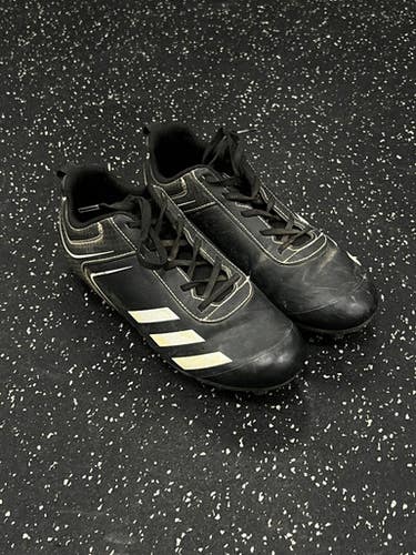 Used Adidas RUNDOWN BB/SB Cleats Black Junior 04 11849-S000035530