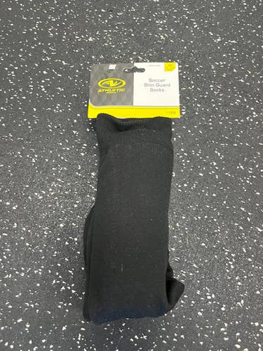 Used American Athletic Soccer Shin Guards Youth Black SM 11849-S000030822