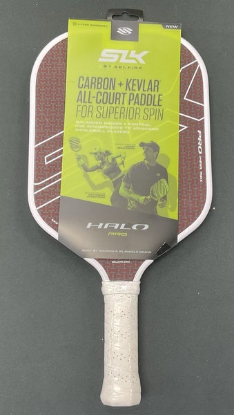 SLK Halo Pro Max 14mm Pickleball Paddle - Red