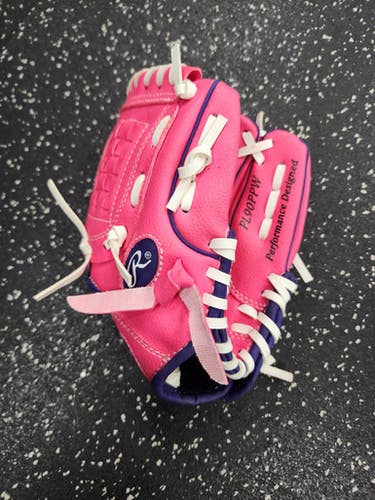Used Rawlings PLAYER BB/SB Glove T-ball Pink 9 1/2" 11849-S000031474