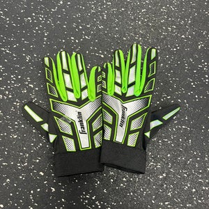 Used Franklin BB/SB Batting Gloves Green MD 11849-S000031871