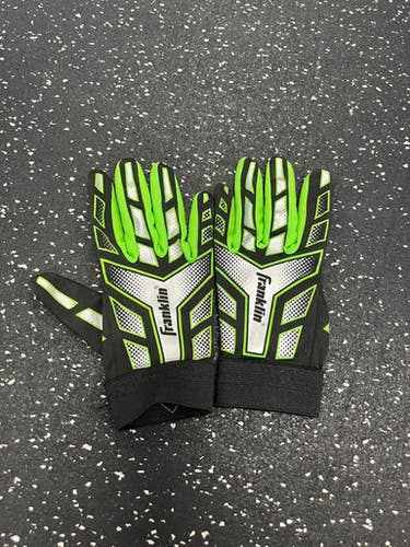 Used Franklin BB/SB Batting Gloves Green MD 11849-S000031872