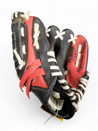 Used Rawlings PL85SB RH Throw Fastpitch Gloves Black 8" 11849-S000017168