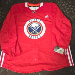 NWT Buffalo Sabres adidas Team Issued MIC Practice Jersey Sz 58