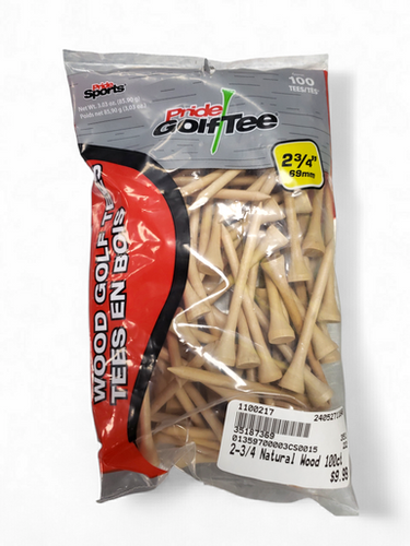 New 2-3/4 Natural Wood 100ct 11849-35187369