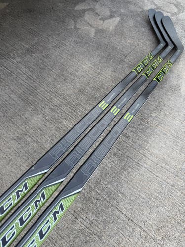 3 Pack CCM Ribcore Reckoner Pro Stock Hockey Stick Grip 110 Flex P90T Left 8209