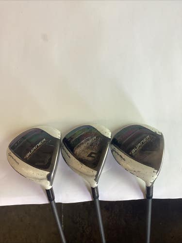 TaylorMade Burner Superfast 2.0 Fairway Woods Set 3-5-7 Senior M Flex Graphite