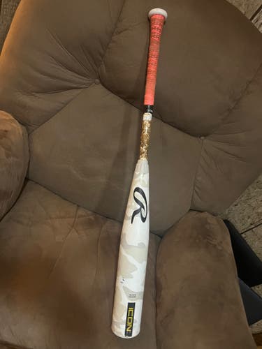 Rawlings Icon USSSA Certified Bat (-5) 25 oz 30" (Used)