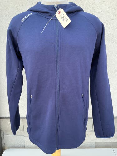 Navy Blue Medium CCM Hoodie And Sweatpants Bakersfield Condors Pro Return (New) 5683