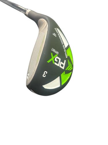 Used Pinemeadow PGX OFFSET 16 Mens Hybrid Club RH Black 3 Hybrid 11862-S000092680