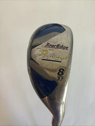 Tour Edge Hot Launch 2 Forged Face 8-Hybrid 37* With Stiff Graphite Shaft