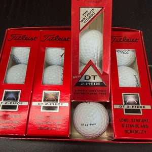 12 New in Box DT 2 Piece Titleist Golf Balls
